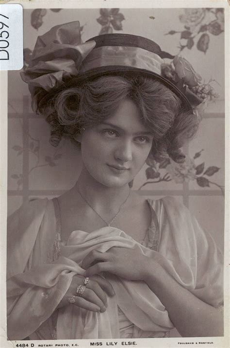 A Collection Of Beautiful Vintage Portrait Photos Of Lily Elsie From