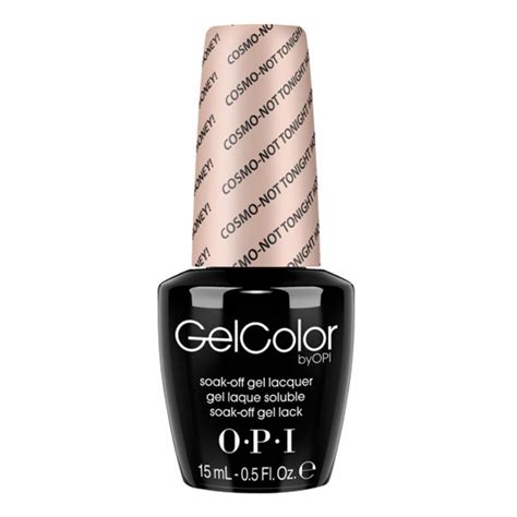 Opi Gelcolor Soak Off Gel Lacquer Cosmo Not Tonight Honey