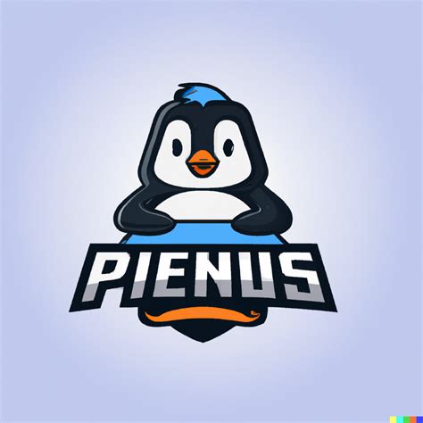 Cute Penguin Logo Esports Logo Vector DALLE 2 Images