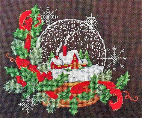 vintage counted cross stitch pattern christmas house snow etsy cross stitch patterns