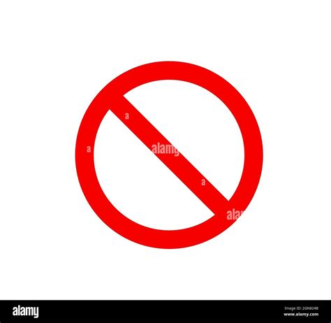 Vector Stop Sign Icon Red No Entry Sign Vector Illustration Eps 10