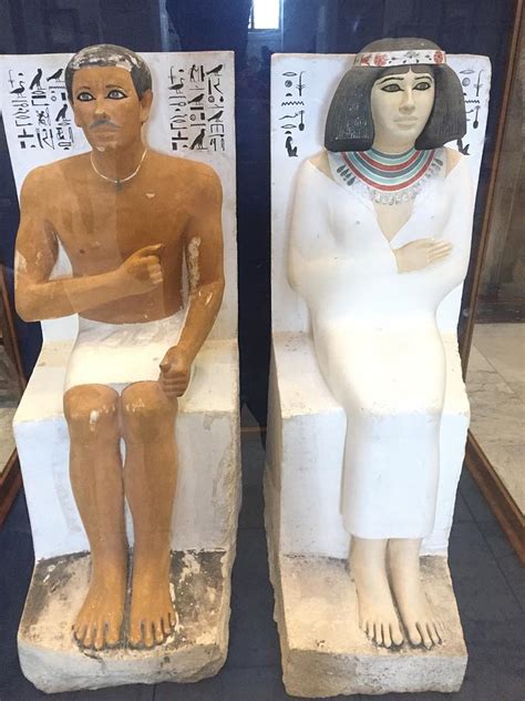 prince rahotep and nofret sculpture 4th dynasty of egypt sculpture by ahmed youssef fine art