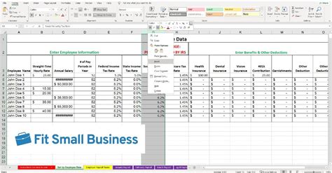 How To Do Payroll In Excel In 7 Steps Free Template Payroll