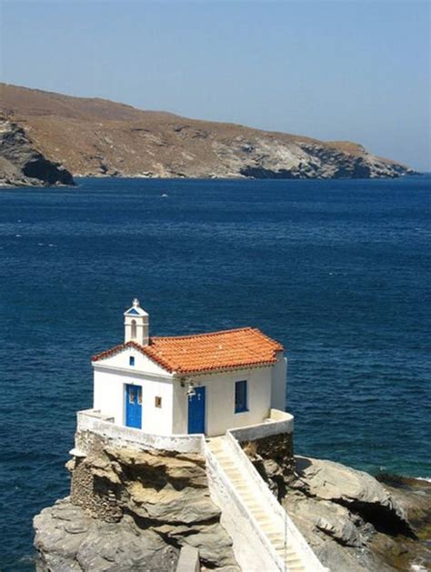 The Christian Churches Of Panagia Thalassini Left On The Island Of