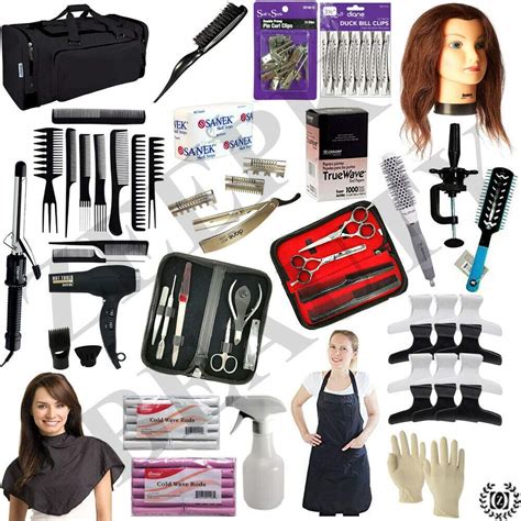 Cosmetology Barber School Kit State Board Approved Manikin Head Beginn