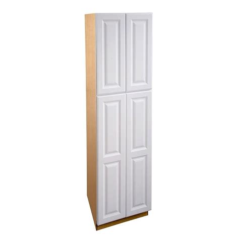 Iptigo it's a kitchen cabinets adventure. Home Decorators Collection Assembled 24x90x24 in. Utility ...