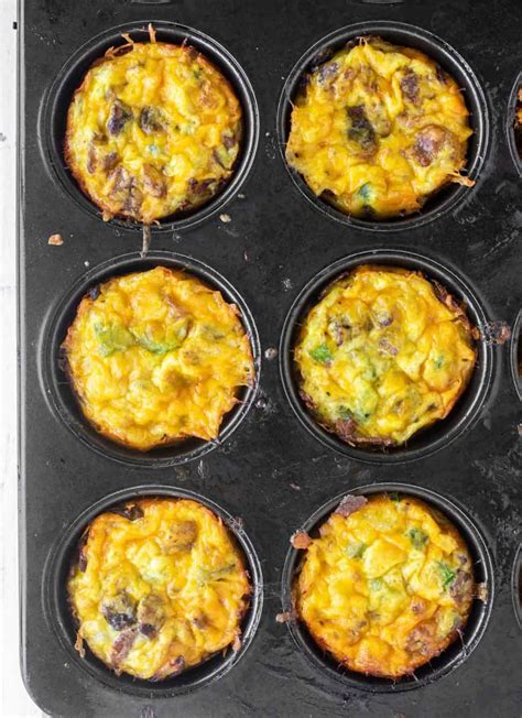 Hash Brown Egg Muffins Recipe Chisel And Fork