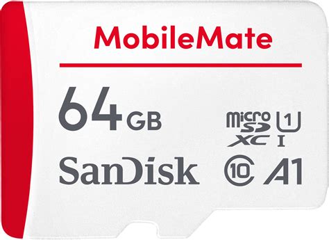 Sandisk 64gb Mobilemate Microsdxc Uhs 1 Memory Card With Adapter