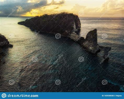 View Of Cliff Near Atuh Beach At Nusa Penida Island Bali Indonesia