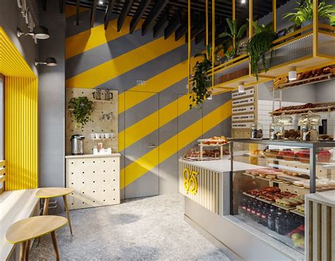 Samba Cafe Interior On Behance Bakery Interior Restaurant Interior