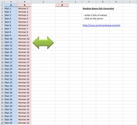 Random Name Generator List Excel Nachmacherin80 Images