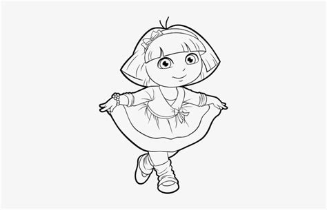 Dora Ballet Coloring Pages Coloring Pages