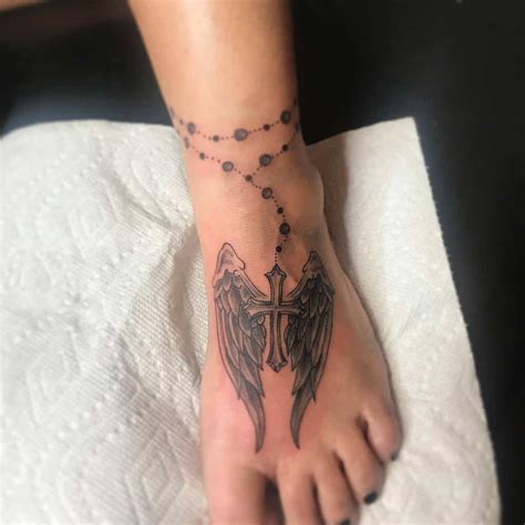 Discover 68 Angel Wing Ankle Tattoo Vn