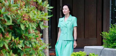 Meng Wanzhou Appeared In Court To Change Style But Overturnedwearing A
