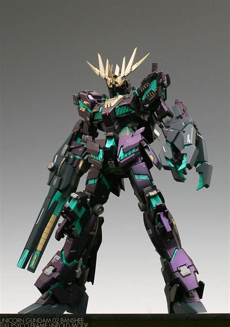 Hguc 1144 Unicorn Gundam 02 Banshee Nt D Mode Customized Build