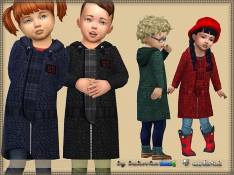 The Sims Resource Coat Toddler By Bukovka • Sims 4 Downloads