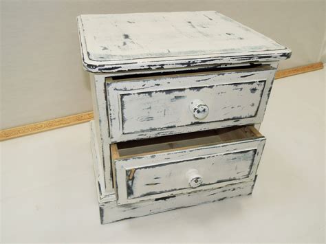 Shabby Chic Small Bedside Cabinet Artisanoblesse