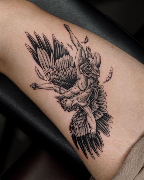 Hans På Instagram “icarus ” Icarus Tattoo Greek