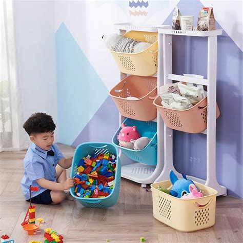 Household Multi Layer Wholesale Toy Storage Rack For Kid