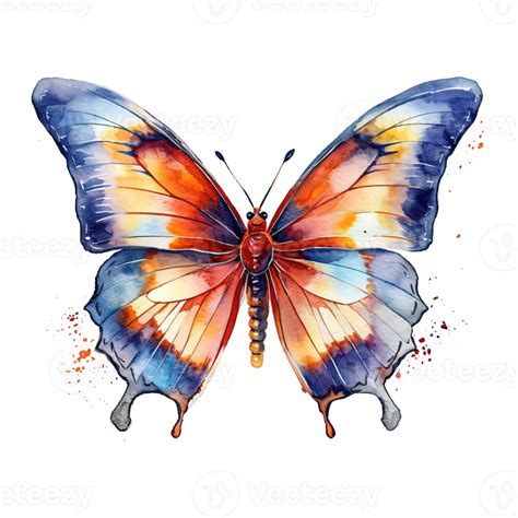 Watercolor Butterfly Illustration 23853636 Png