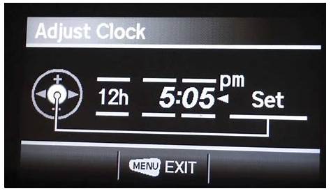 2013 Honda Civic Clock Adjustment - YouTube