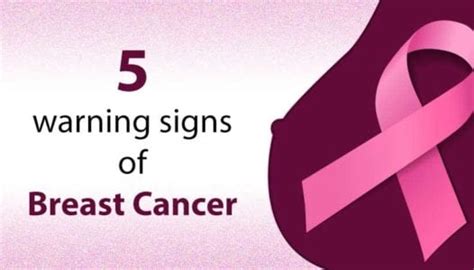 What Are The 5 Warning Signs Of Breast Cancer Positive Bioscience