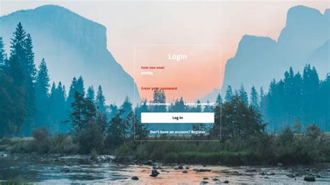 Glassmorphism Login Form Using Html And Css Animations YouTube