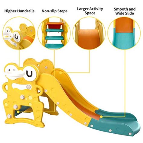 Toddler Slide 3 In 1 Slides For Kids Toddler Playground Slipping Slide