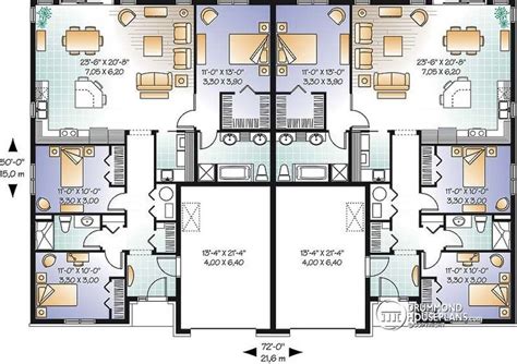 multi family plan No. 3053 | Family house plans, Condo ...