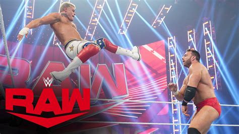 Cody Rhodes Gets WrestleMania Practice Against LA Knight Raw March 13