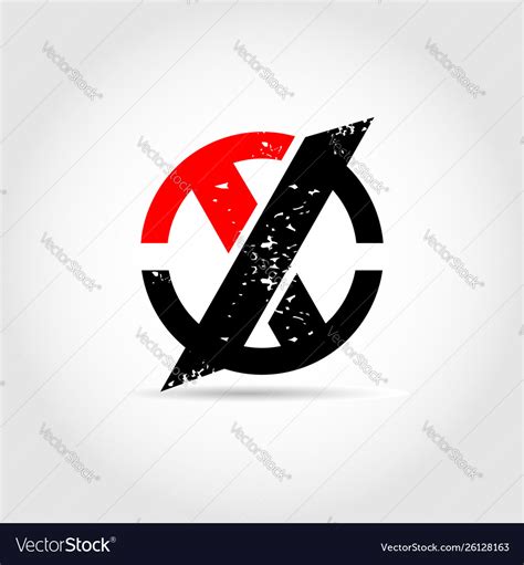 Cross Letter X Logo Sign Symbol Icon Royalty Free Vector
