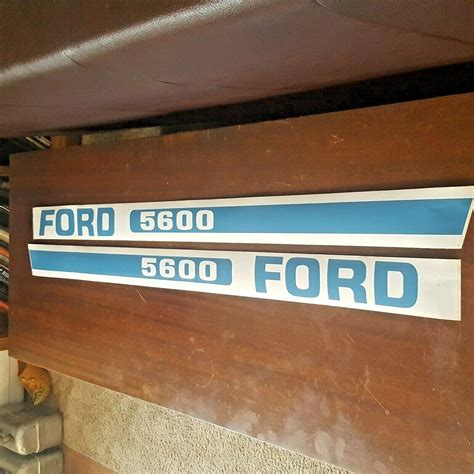 New Ford 5600 Tractor Long Decals High Quality Vintage Etsy