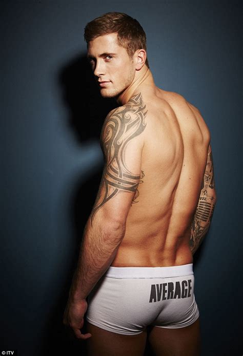 Dan Osborne Strips Down To His Pants To Show He S Way Above Average Daily Mail Online