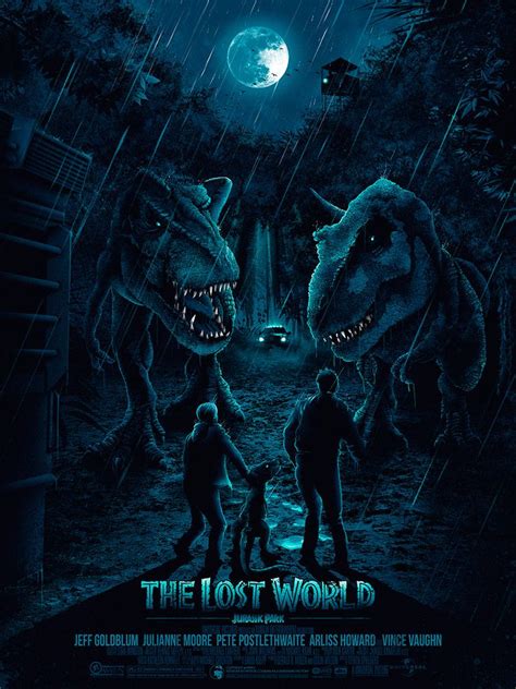 Movie Poster Illustrations By Patrick Connan From Up North Jurassic Park Movie Jurassic