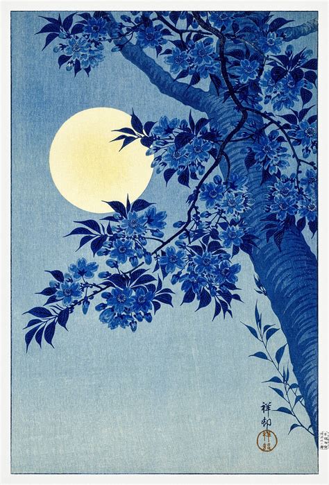 This Gorgeous Japanese Art Print Is A Reproduction From The Original