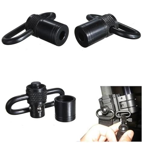 Tactical Gun Sling Swivels Fit Most Bolt Action Rifle Airsoft Hunting