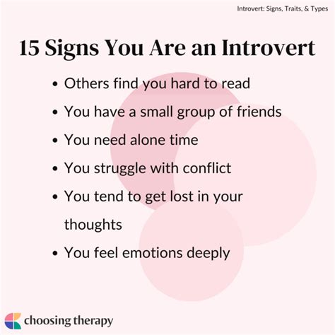 Introvert Signs Traits And Types Choosing Therapy