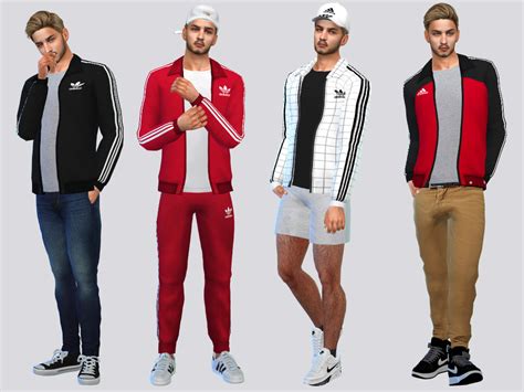 The Sims Resource Adidas Track Jacket I