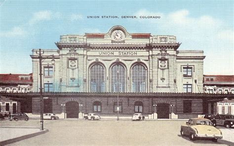 Union Station Denver Colorado Vintage Postcard Caption O Flickr