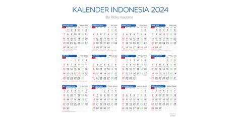 Kalender Indonesia 2024 Lengkap Community Figma