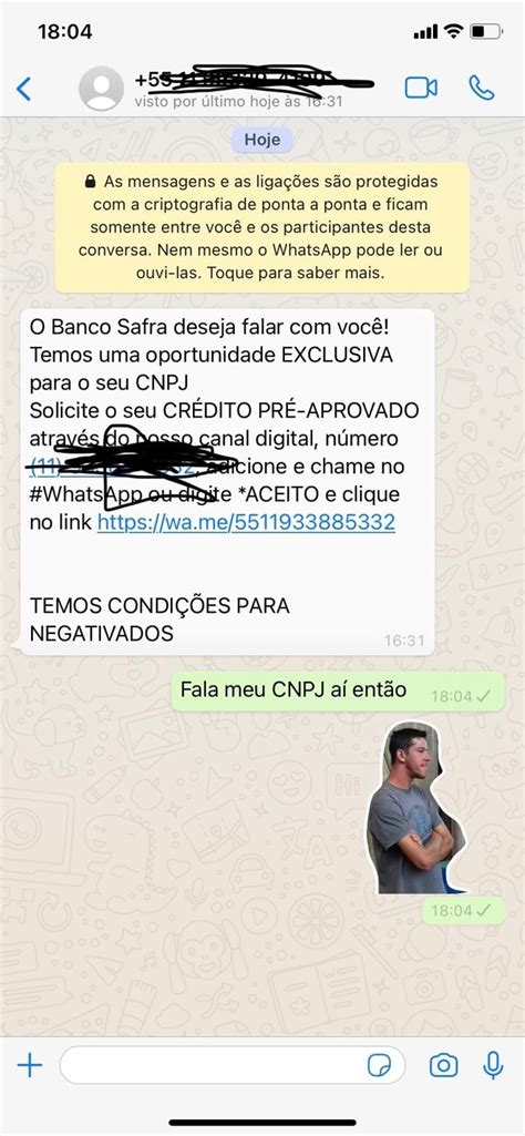 Visto Por último Hoje Hoje As Mensagens E As Ligações São Protegidas