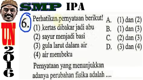 Contoh Soal Dan Jawaban Perubahan Fisika Dan Kimia Goresan