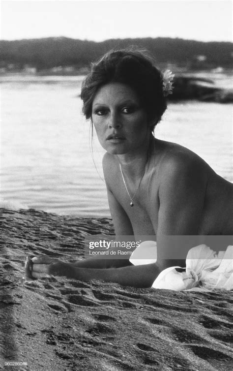 Portrait Of Brigitte Bardot On Her Beach In La Madrague Saint