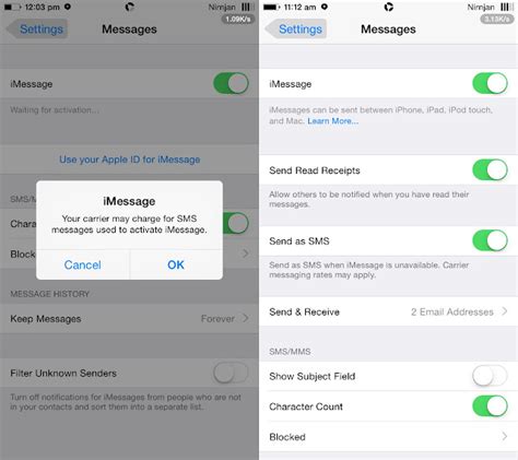 How To Fix Imessage And Facetime Activation Error On Iphoneipad In Ios