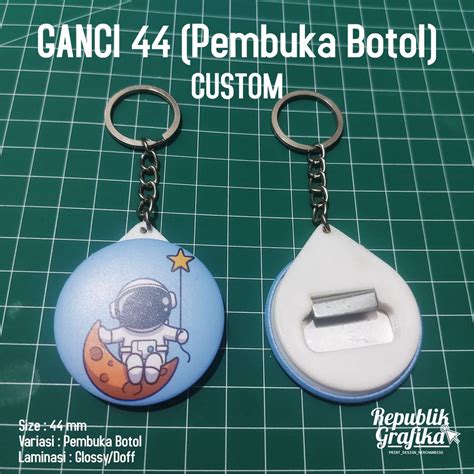 Jual Gantungan Kunci 44mm Pembuka Botol Souvenir Custom Murah