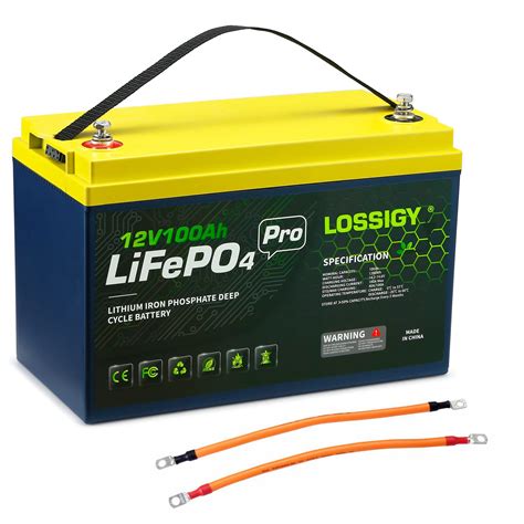 Expertpower 12v 100ah Lithium Lifepo4 Deep Cycle Rechargeable Battery