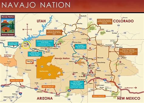 Antelope Canyon National Park Map