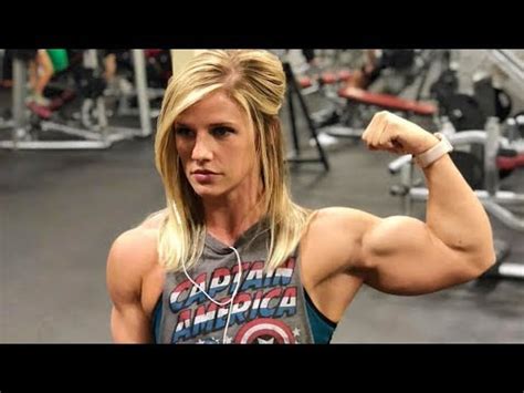 Strong And Powerful Girl Ashlee Potts Female Bodybuilding Gym Workout Fbb Muscle Youtube