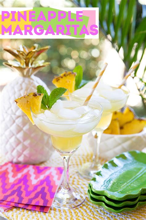 Pineapple Margaritas The Quick And Easy Way Pizzazzerie