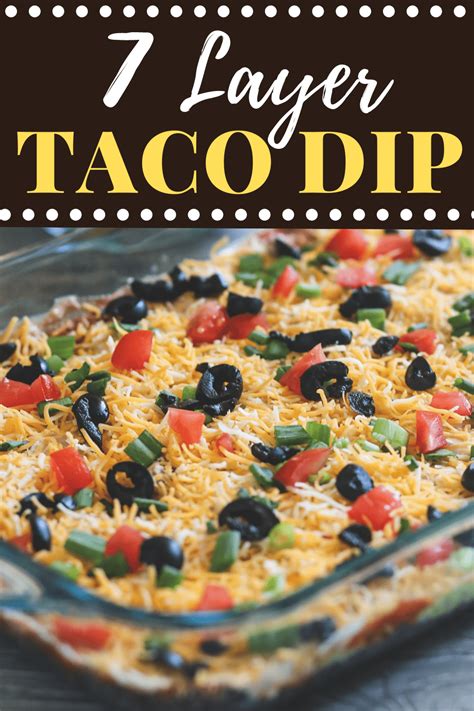 Seven Layer Taco Dip Insanely Good
